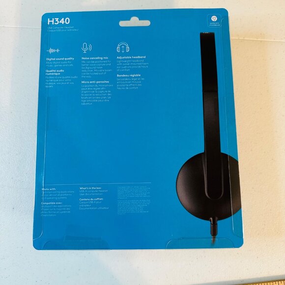 Logitech H340 USB Computer Headset Digital Sound Quality - Picture 6 of 7